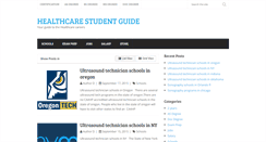Desktop Screenshot of healthcarestudentguide.com